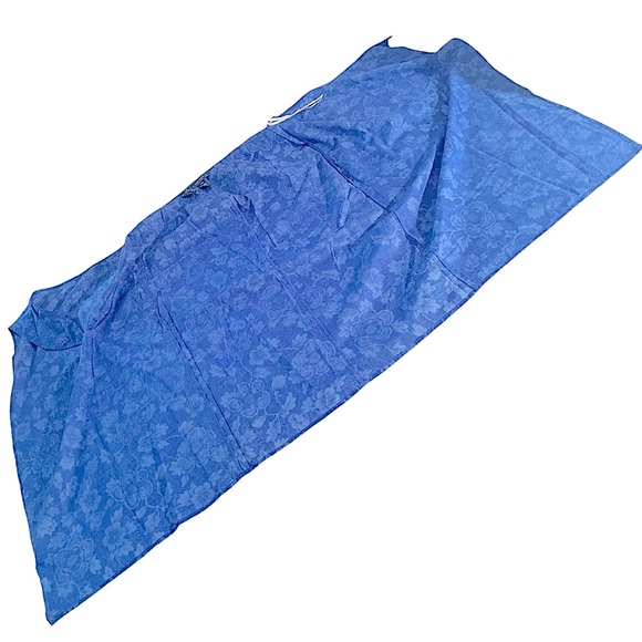 Lauren Ralph Lauren RARE Floral Bermuda Blue Wrap Skirt, Petite XL 100% cotton - Picture 3 of 5